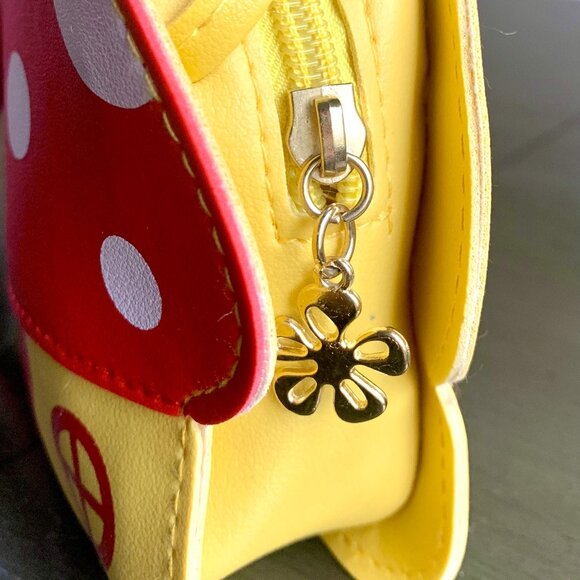 Whimsical Girl's Kids Mushroom Toadstool Fairy House Shaped Crossbody Purse Bag - Picture 6 of 10